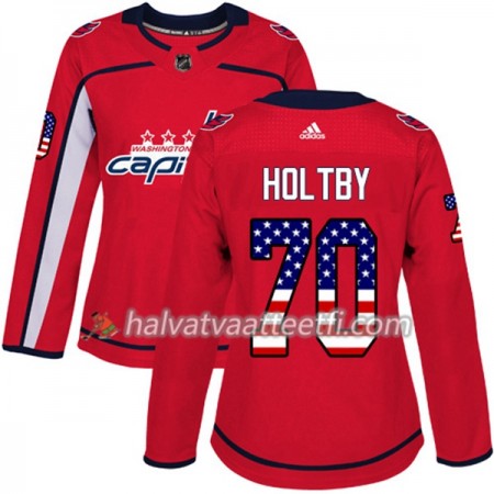 Naisten NHL Washington Capitals Pelipaita Braden Holtby 70 Adidas 2017-2018 Punainen USA Flag Fashion Authentic Naisten NHL Washington Capitals Pelipaita Braden Holtby 70 Adidas 2017-2018 Punainen USA Flag Fashion Authentic